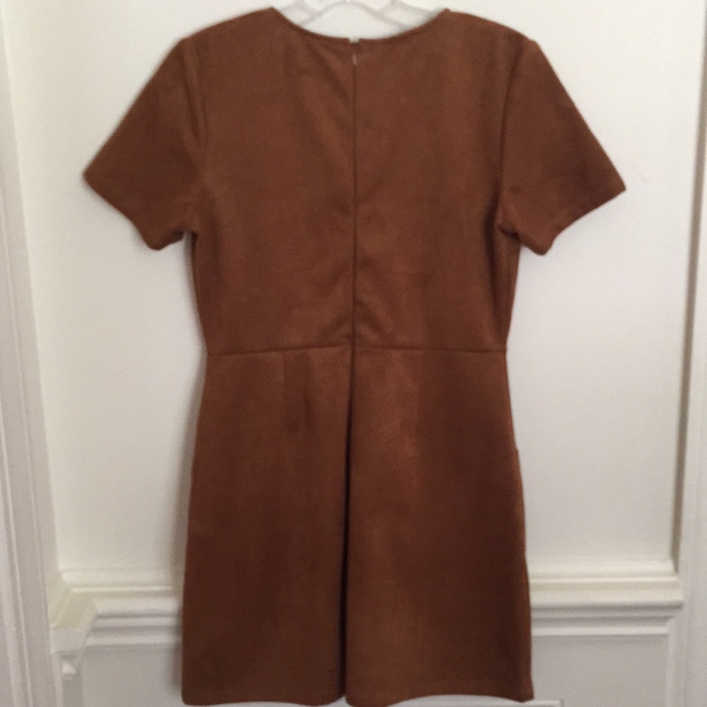 Faux suede dress - Picture 4 of 10